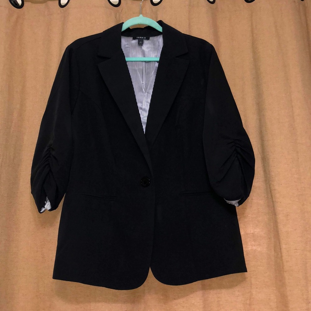 Torrid Black Blazer Size 2
